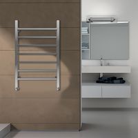 Полотенцесушитель водяной AZARIO ANCONA 500/800 квадрат, 7 секций, нижнее/диагональное подключение, 1/2", хром арт-AZ75558 — фото 3, Водяные полотенцесушители