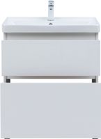 Товар: Тумба с раковиной Aquanet Вега 70 (Ирис) напольная 2 ящ. цв. белый глянец 00345376 - фото 8 Тумба с раковиной Aquanet Вега 70 (Ирис) напольная 2 ящ. цв. белый глянец 00345376 — фото 8, Тумбы с раковиной