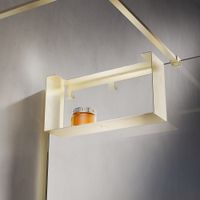 Полка для душевого ограждения Loft, 400x200x120, золото брашинг LF-G-C9 — фото 1, Полки для ванной и душа