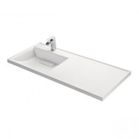 Раковина ЛОНДРИ 120, левая, белая 1A72843KLH01L — фото 1, Раковины