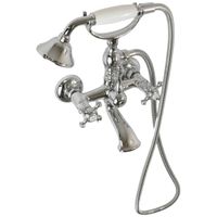 PRESTIGE См-ль д/ванны внешний плоский излив, хром 32448 — фото 3, Смеситель для ванны