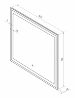 Зеркало арт-СИР-02-80_70-14 — фото 7, Зеркала в ванную комнату