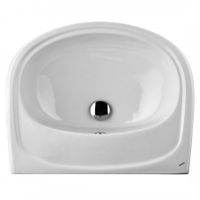 АНИМО Умывальник б/отв. 60 см., хр.кольцо, крепление, САНТЕК арт-1WH110505 — фото 6, Раковины подвесные