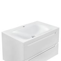 Раковина VCB-1F800W из искусственного камня, цвет белый — фото 1, Раковины