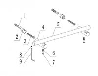 Полотенцедержатель ABBER Osten 316 AA1853BGG оружейная сталь брашированная — фото 2, Полотенцедержатели