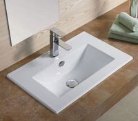 Товар: Умывальник CeramaLux 803-50 - фото 1 Умывальник CeramaLux 803-50 — фото 1, Раковины встраиваемые сверху