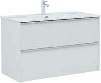 Товар: Тумба с раковиной Aquanet Вита 100 цв. белый матовый 00339163 - фото 5 Тумба с раковиной Aquanet Вита 100 цв. белый матовый 00339163 — фото 5, Тумбы с раковиной