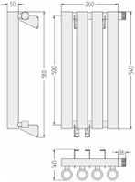 Товар: Отопительный радиатор Сунержа Кумир-0 EU50 правый 500х260 4 секции Матовый белый арт-30-0351-5004 - фото 5 Отопительный радиатор Сунержа Кумир-0 EU50 правый 500х260 4 секции Матовый белый арт-30-0351-5004 — фото 5, Радиаторы отопления