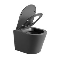 Товар: Унитаз подвесной Piatti VT1-11SMA, цвет антрацит матовый, ультратонкое soft-close сиденье - фото 5 Унитаз подвесной Piatti VT1-11SMA, цвет антрацит матовый, ультратонкое soft-close сиденье — фото 5, Подвесные унитазы