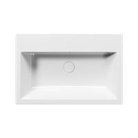 раковина встраиваемая сверху KUBE X 70x46 белый арт-9437111 — фото 1, Раковины встраиваемые сверху