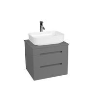 Тумба под раковину VIANT МАРСЕЛЬ 57 подвесная графит арт-VMAR57NG-T2YP — фото 3, Тумбы под раковину