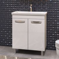 Тумба под раковину VIGO Plaza 60 напольная белый (023) — фото 2, Тумбы под раковину