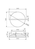 Настенный светильник (бра) Maytoni MOD279WL-L14G3K — фото 9, Бра