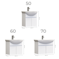 Товар: Тумба под раковину VIGO Wing 50 подвесная белый (tp.WIN.BAL.50.2D белый) - фото 7 Тумба под раковину VIGO Wing 50 подвесная белый (tp.WIN.BAL.50.2D белый) — фото 7, Тумбы под раковину