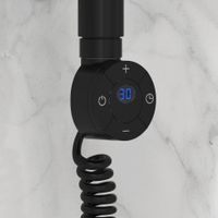 Товар: Полотенцесушитель электрический Стилье Формат 22 600х400 правый Матовый чёрный 31522-6040 - фото 2 Полотенцесушитель электрический Стилье Формат 22 600х400 правый Матовый чёрный 31522-6040 — фото 2, Электрические полотенцесушители