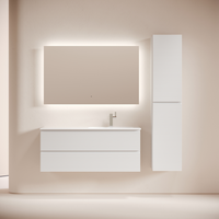 Тумба подвесная SANCOS Folk правая 1195х445х500, c двумя ящиками оснащенными доводчиками, Bianco, арт.FL120RW — фото 4, Тумбы под раковину