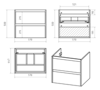 Тумба под раковину арт-DAL-01060-074П — фото 6, Тумбы под раковину