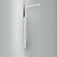 W85P-2-136AW Joy Гидромассажная панель, 3 форсунки, полочка для аксессуаров, верхний душ, 1360Х320 — фото 2, Душевые панели