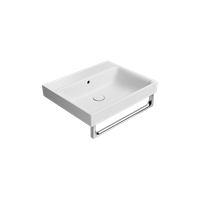 раковина подвесная/встраиваемая NUBES 60x50 белый матовый арт-9631009 — фото 3, Раковины подвесные