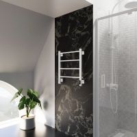 Товар: Полотенцесушитель электрический Grota Simple K 530х600 белый Simple K 530х600 RAL9016 EL - фото 2 Полотенцесушитель электрический Grota Simple K 530х600 белый Simple K 530х600 RAL9016 EL — фото 2, Электрические полотенцесушители