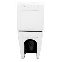 Унитаз-компакт Azario Verona 360х660х800, напольный, безободковый, система смыва "Торнадо", в комплекте с быстросъемным сиденьем микролифт арт-AZ-8301 — фото 11, Напольные унитазы