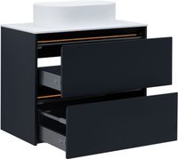 Тумба под раковину Allen Brau Activity 80 1.34004.AM антрацит матовый/черный браш — фото 9, Тумбы под раковину