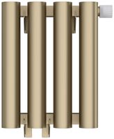 Отопительный радиатор Сунержа Кумир-0 EU50 правый 300х260 4 секции Золотой шёлк арт-32-0351-3004 — фото 6, Радиаторы отопления