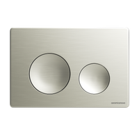 Кнопка смыва Balance, клавиши Circle, цвет брашированный никель, арт. CN12-001BN — фото 1, Кнопки смыва