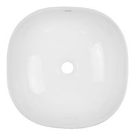 Раковина-чаша Azario 410x410x150 накладная, овальная, белый глянец арт-AZ-2144 — фото 1, Раковины накладные
