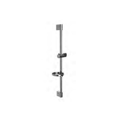 Штанга для душа, Fima Carlo Frattini, Sliding rail, длина штанги, мм-720, держатель ручного душа-есть, мыльница-есть, цвет-белый матовый арт-F2679/1BS — фото 1, Штанги для душа