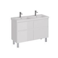 Раковина керамическая "Гармония-125 двойная" 641938 — фото 4, Раковины встраиваемые сверху