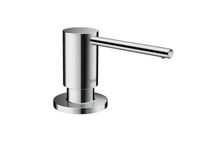 Товар: Диспенсер для жидкого мыла или средства для мытья посуды, Hansgrohe, A41, механический (нажимной), ёмкость(мл)-500, материал дозатора-металл, цвет дозатора-хром арт-40438000 - фото 1 Диспенсер для жидкого мыла или средства для мытья посуды, Hansgrohe, A41, механический (нажимной), ёмкость(мл)-500, материал дозатора-металл, цвет дозатора-хром арт-40438000 — фото 1, Дозаторы