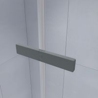 Душевой уголок RGW SV-030-Gr 100x100см, квадратный, профиль серый, стекло прозрачное, арт-353203000-110 — фото 8, Квадратные душевые уголки