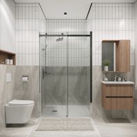 Товар: Дверь в нишу Grossman Classic (150х195) хром,стекло прозрачное,раздвижная, 1 место арт-100.K33.04.150.10.00 - фото 3 Дверь в нишу Grossman Classic (150х195) хром,стекло прозрачное,раздвижная, 1 место арт-100.K33.04.150.10.00 — фото 3, Раздвижные душевые двери