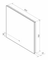 Товар: Зеркало арт-НЕМ-02-80/70-14 - фото 4 Зеркало арт-НЕМ-02-80/70-14 — фото 4, Зеркала в ванную комнату