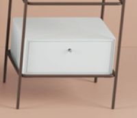 Ящик выдвижной Artceram Fuori Scala деревянный для металлической консоли цвет белый матовый ACM039 05 — фото 1, Комплектующие для мебели в ванной