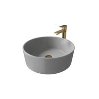 Раковина Grossman (400х400х150) темно-серая матовая,1 место арт-GR-3013GM — фото 1, Раковины накладные