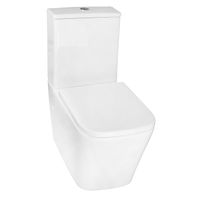 Унитаз-компакт Azario Rise 385х623х792 напольный, безободковый с быстросъемным сиденьем микролифт арт-AZ-68D — фото 1, Напольные унитазы