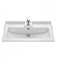 Раковина ФАБИА 80, белая арт-1A708031FB010 — фото 2, Раковины встраиваемые сверху