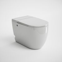 Унитаз приставной Grossman impuls GR-PR5502 (570х360х450) безободковый,белый с тонкой крышкой,микролифт,1 место арт-GR-PR-5502 — фото 1, Приставные унитазы