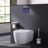 I012704.50A38 Pro инсталл для подв унитаза с сенсорн бесконтактной клав Touchless Pro стекло, черный — фото 3, Инсталляции для унитазов