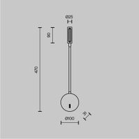 Товар: Настенный светильник (бра) Technical C035WL-L3CH3K - фото 7 Настенный светильник (бра) Technical C035WL-L3CH3K — фото 7, Бра