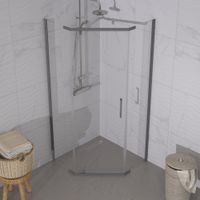 Товар: ДШ "Дека-Графит", 90х90, пятиуг., (2 места) арт-Щ0000073929 - фото 5 ДШ "Дека-Графит", 90х90, пятиуг., (2 места) арт-Щ0000073929 — фото 5, Душевые уголки трапеция