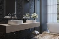 Раковина ARIEL Soft Rock Duo 55 Х 40 RAL* арт-1.02.011.11.2 — фото 2, Раковины накладные