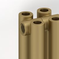 Отопительный радиатор Сунержа Эстет-00 500х720 16 секций Матовое золото арт-032-0332-5016 — фото 1, Радиаторы отопления