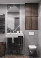 Раковина КВАДРО Про 80, левая арт-1A734431QA01L — фото 5, Раковины подвесные