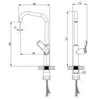 Товар: Смеситель для кухонной мойки Azario ABILITY высокий излив, керамический картридж, хром арт-AZ-VQR568073C - фото 1 Смеситель для кухонной мойки Azario ABILITY высокий излив, керамический картридж, хром арт-AZ-VQR568073C — фото 1, Смесители для кухни
