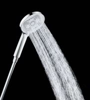 BOND Душевая система с тропическим душем и смесителем с изливом арт-B08-9100 — фото 11, Душевые стойки