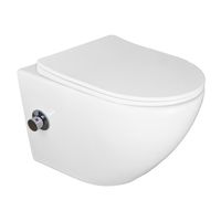 Унитаз подвесной c функцией биде Azario Allegro 360х490х360 безободковый, встроенный смеситель, крышка с сиденьем микролифт арт-AZ-3105B — фото 14, Подвесные унитазы