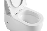 Унитаз ABBER Bequem компакт белый, безободковый, смыв торнадо арт-AC1110T — фото 14, Напольные унитазы